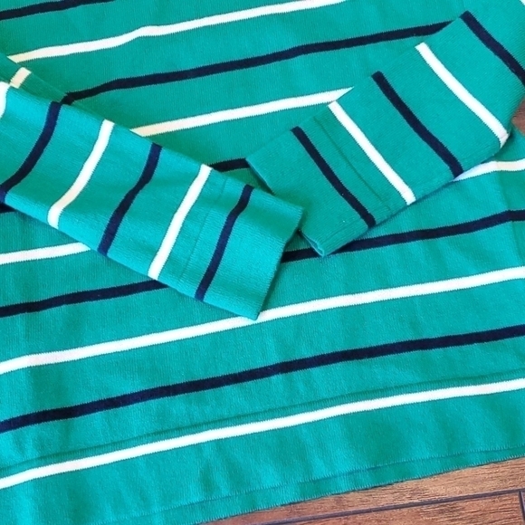 NWOT J. Crew Multicolor Stripe Pullover Sweater long sleeves - Picture 6 of 8